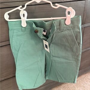 Janie and Jack Mint Green Kids/Boys Shorts